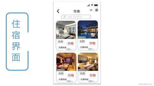 旅游线路规划小程序产品原型图设计